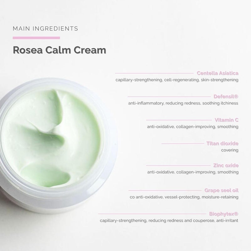 Dr. Schrammek Rosea Calm Cream - 50ml - Special Care for Sensitive and Reddened Skin with Vitamin C - Image 3